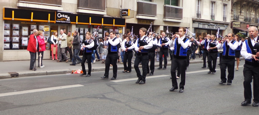 Défilé des Bretons rue Lecourbe Paris 15