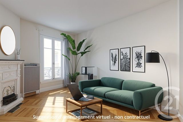 Appartement F2 à vendre - 2 pièces - 31.63 m2 - PARIS - 75015 - ILE-DE-FRANCE - Century 21 Immoside Lecourbe Vaugirard