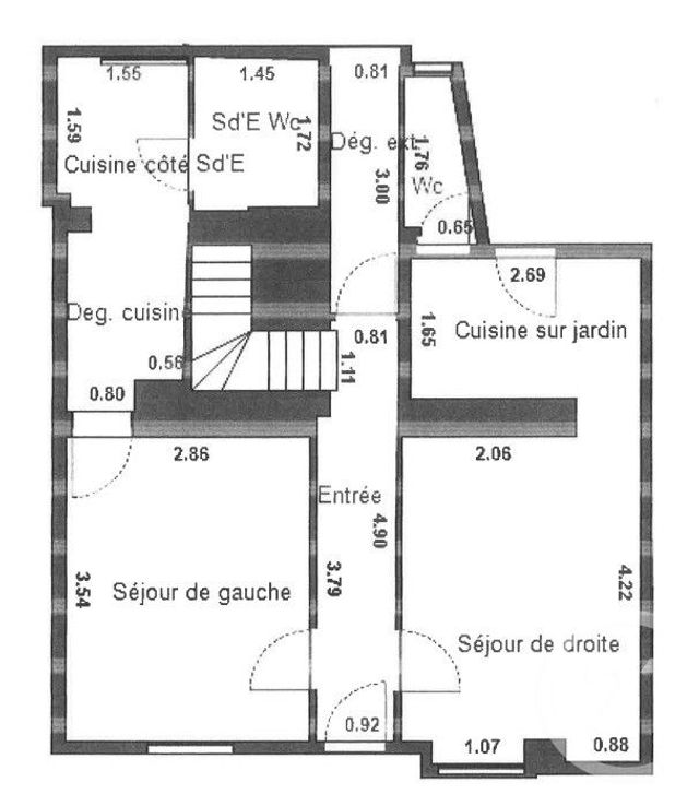 maison à vendre - 9 pièces - 114.04 m2 - PARIS - 75015 - ILE-DE-FRANCE - Century 21 Immoside Lecourbe Vaugirard
