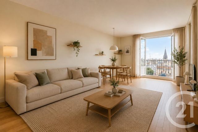 Appartement F3 à vendre - 3 pièces - 78.02 m2 - PARIS - 75015 - ILE-DE-FRANCE - Century 21 Immoside Lecourbe Vaugirard