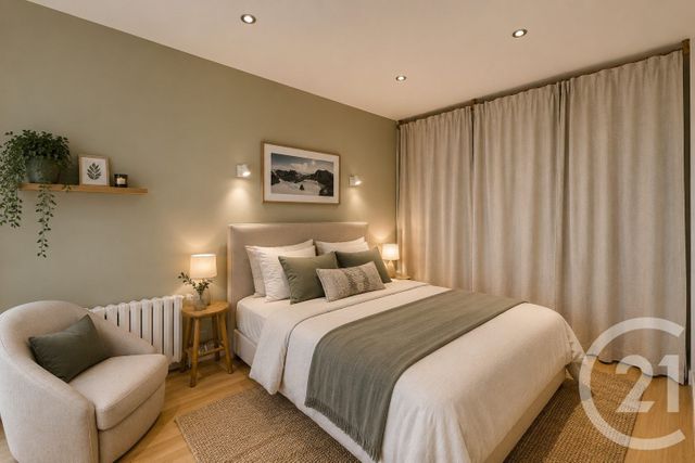 Appartement F2 bis à vendre - 2 pièces - 38.77 m2 - PARIS - 75015 - ILE-DE-FRANCE - Century 21 Immoside Lecourbe Vaugirard